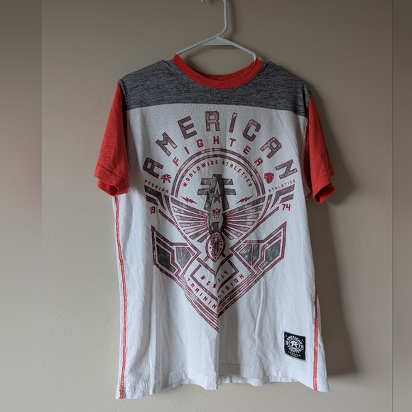 American Fighter Men's Short Sleeve Shirt Size Medium - Picture 1 of 3
